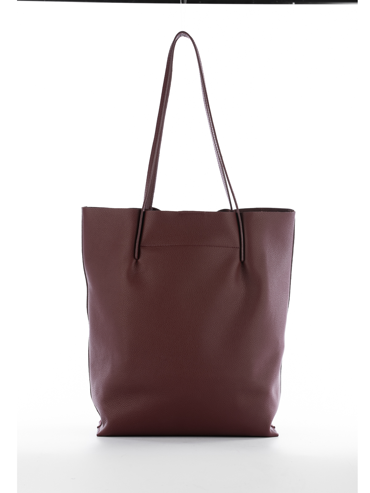BLANKA bordowa torba shopper damska duża skórzana shopperka.jpg