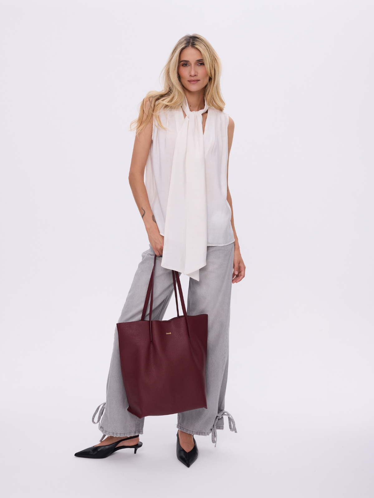 BLANKA bordowa torba shopper damska duża skórzana shopperka.jpg