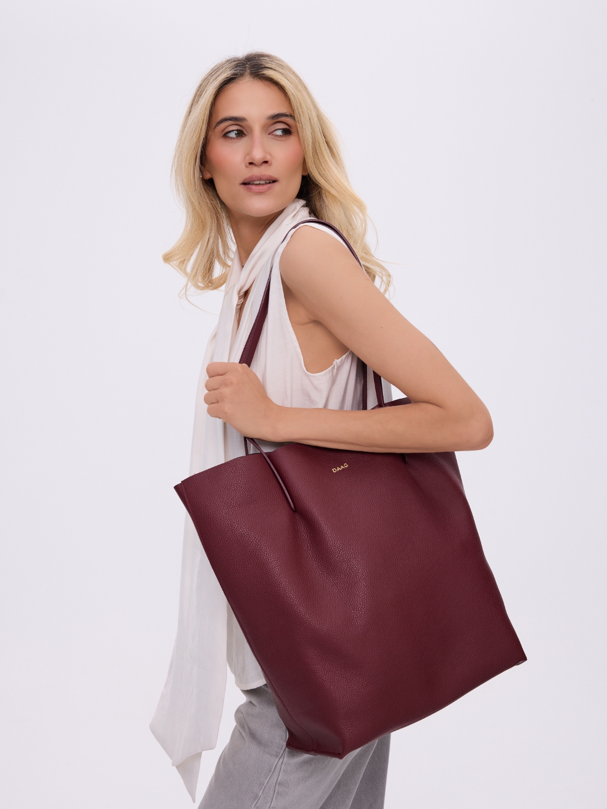 BLANKA bordowa torba shopper damska duża skórzana shopperka.jpg