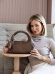 ADRIA brązowa skórzana torebka damska Paula Jagodzińska