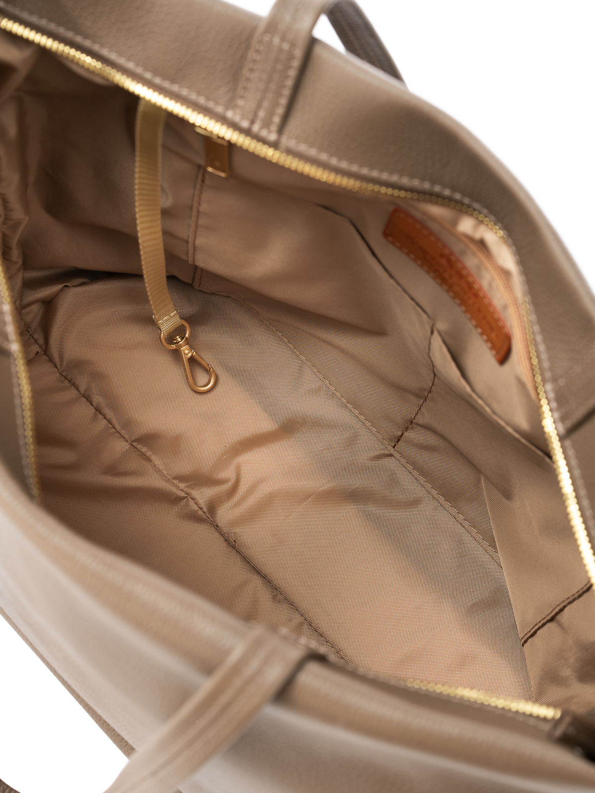 EMILIA taupe skórzana torba shopper damska shopperka.jpg