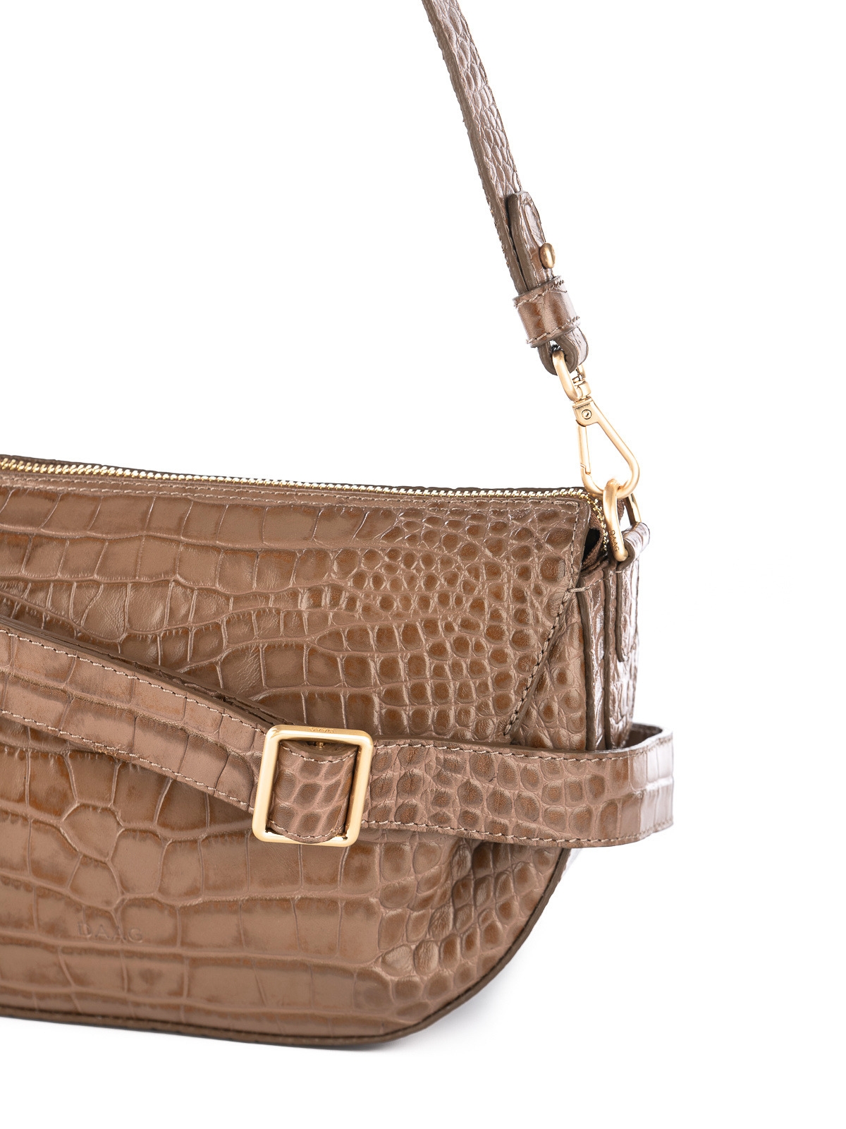 PENELOPE dark nude croco skórzana torebka damska listonoszka torba na ramię.jpg