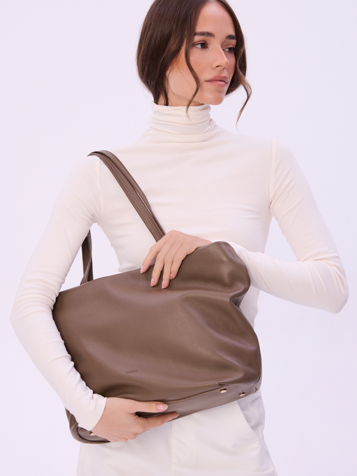 EMILIA taupe skórzana torba shopper damska shopperka.jpg